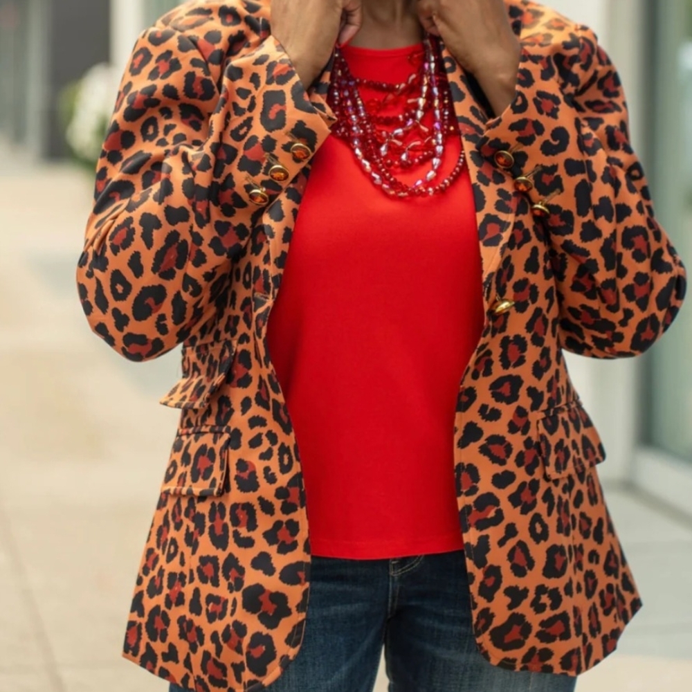 Leopard Print Women's Jacket